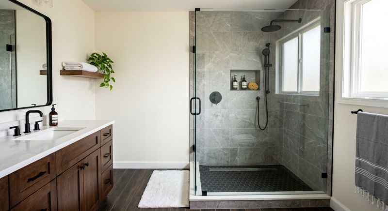 Tub To Shower Conversion in Junction City, GA